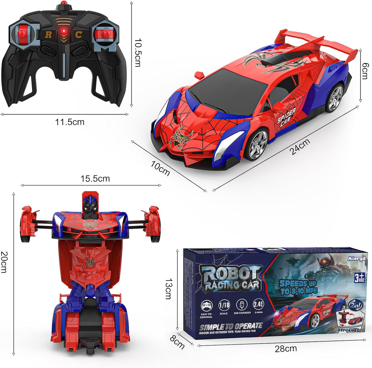 TurboMorph Spider Racer