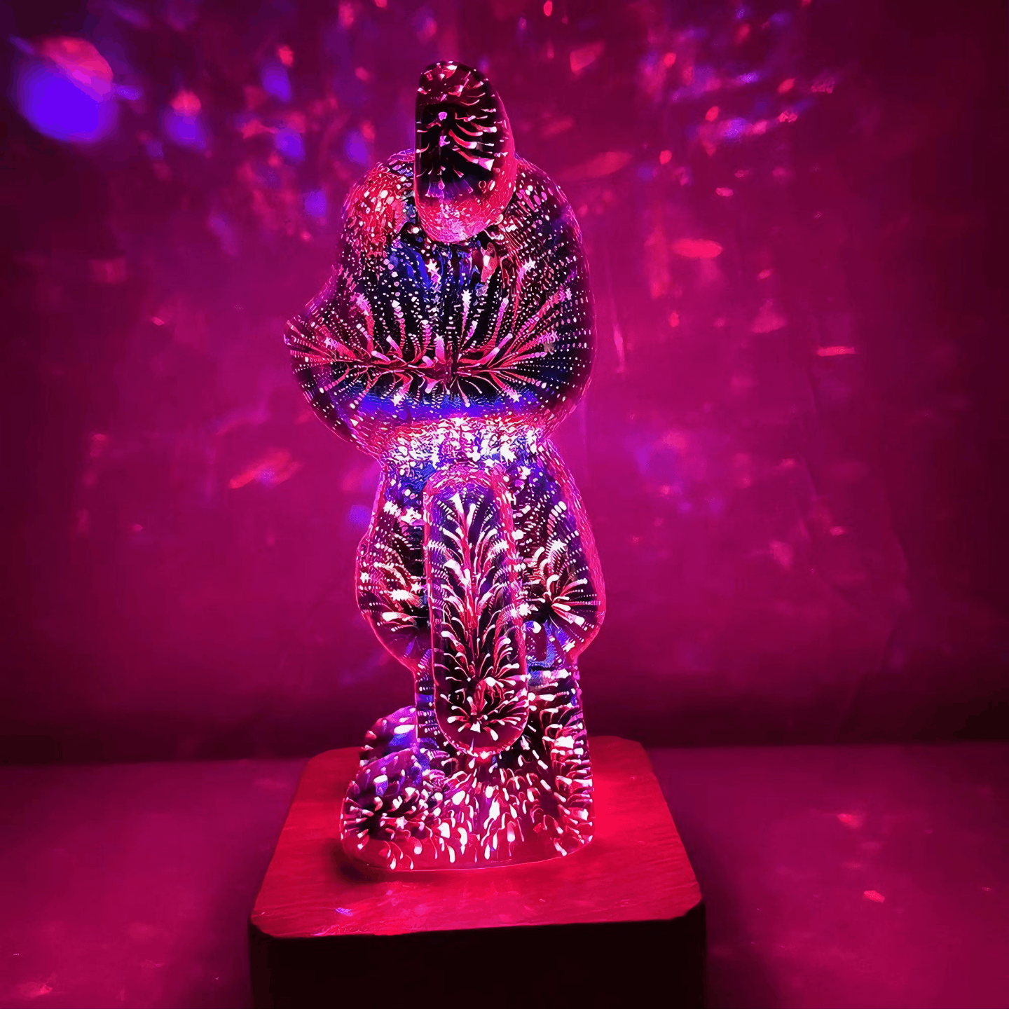 Fireworks Bear Lamp