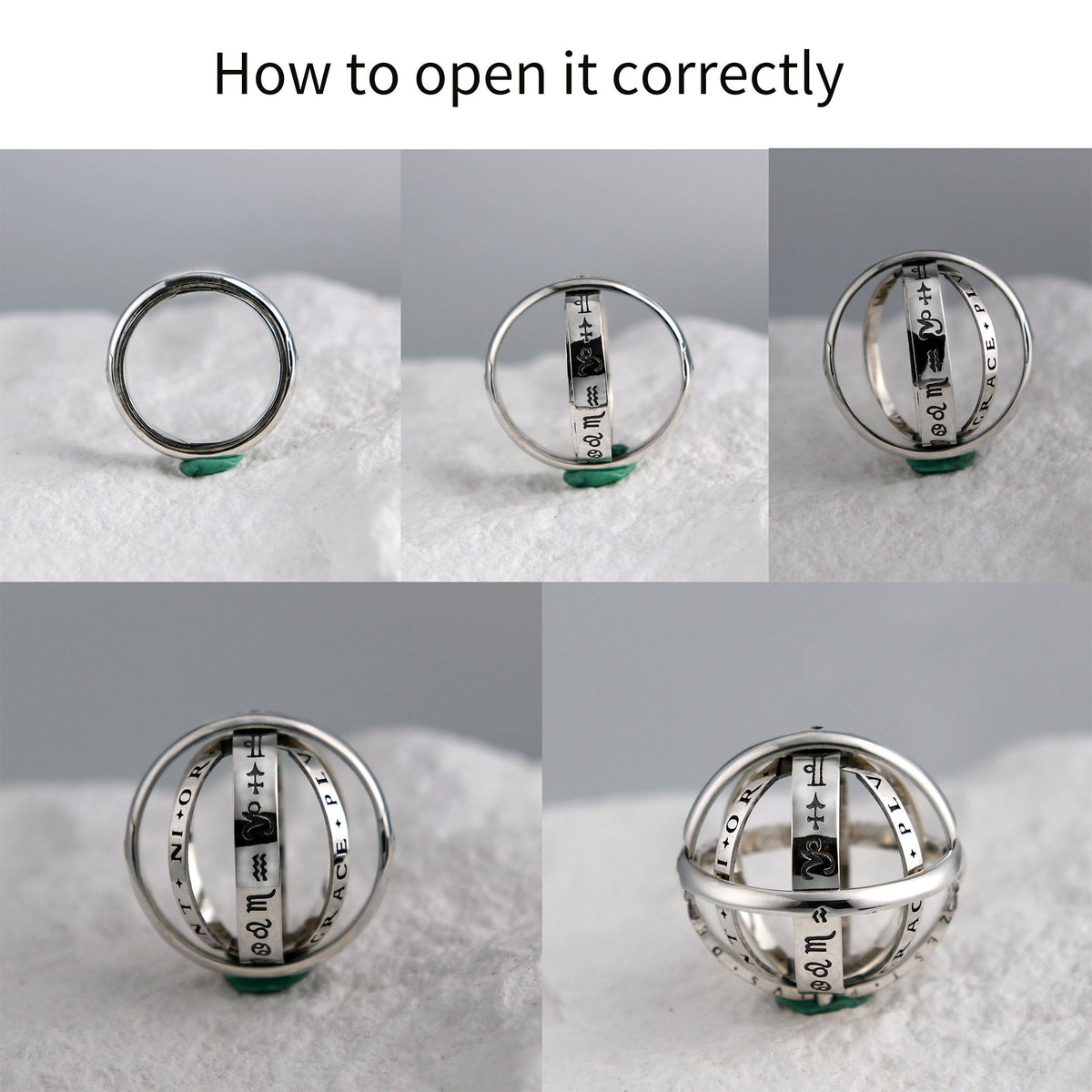 Cosmora Astronomical Sphere Ring